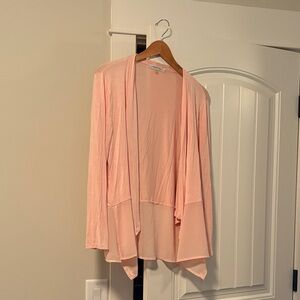 August Silk Blush Pink knit Cardigan